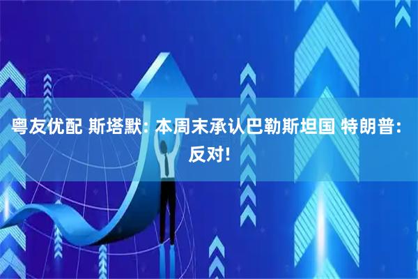 粤友优配 斯塔默: 本周末承认巴勒斯坦国 特朗普: 反对!