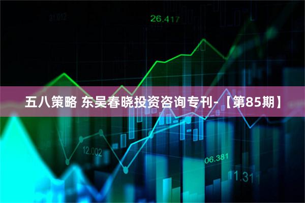 五八策略 东吴春晓投资咨询专刊-【第85期】